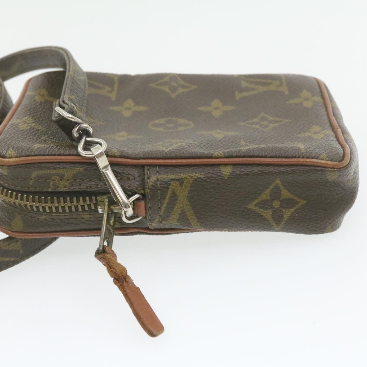 LOUIS VUITTON Monogram Mini Posh Shoulder Bag No.202 LV am788g