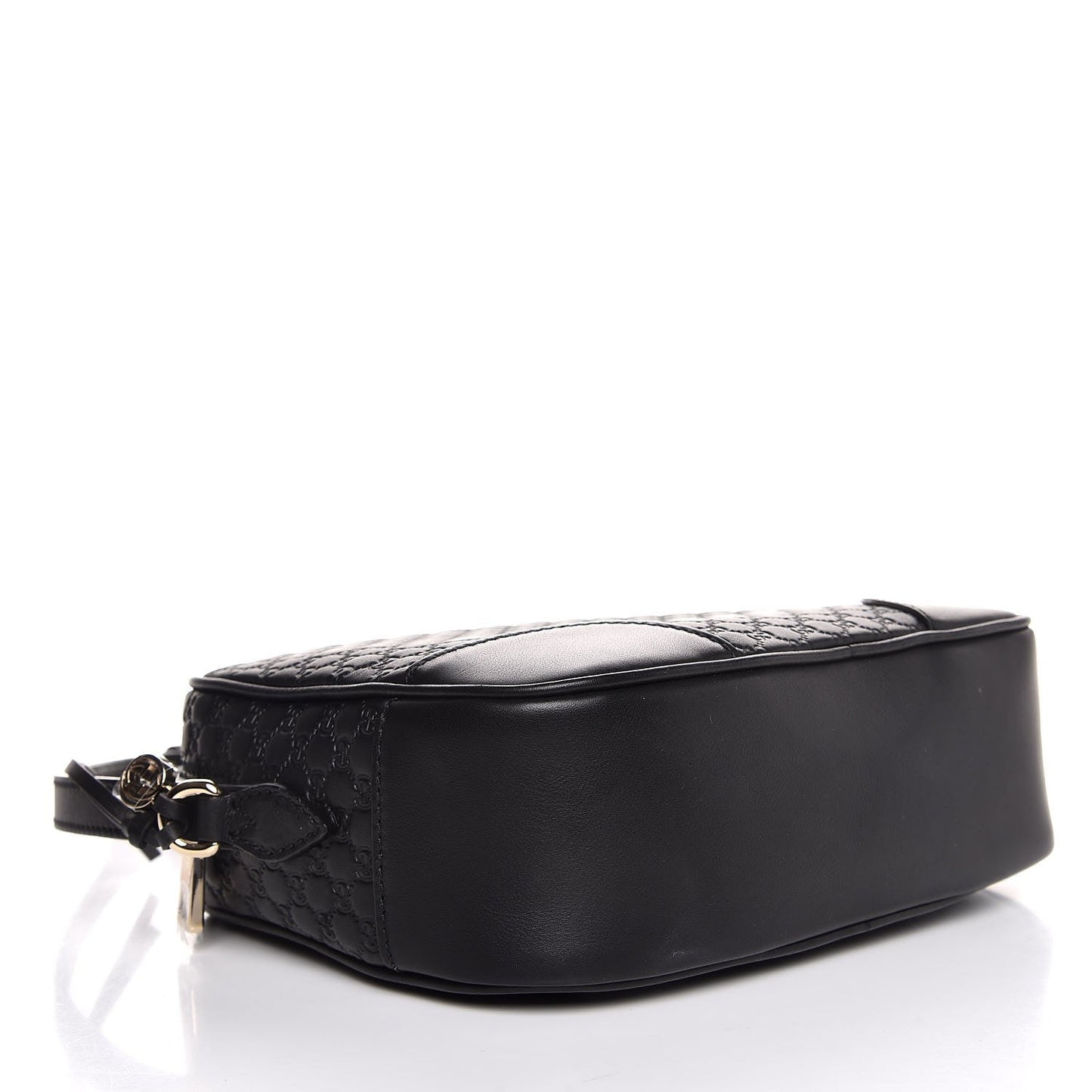 Luxury Gucci Trending 2025 Bree Black Leather MicroLuxury Gucci Trending 2025sima GG Cross Body Bag 449413