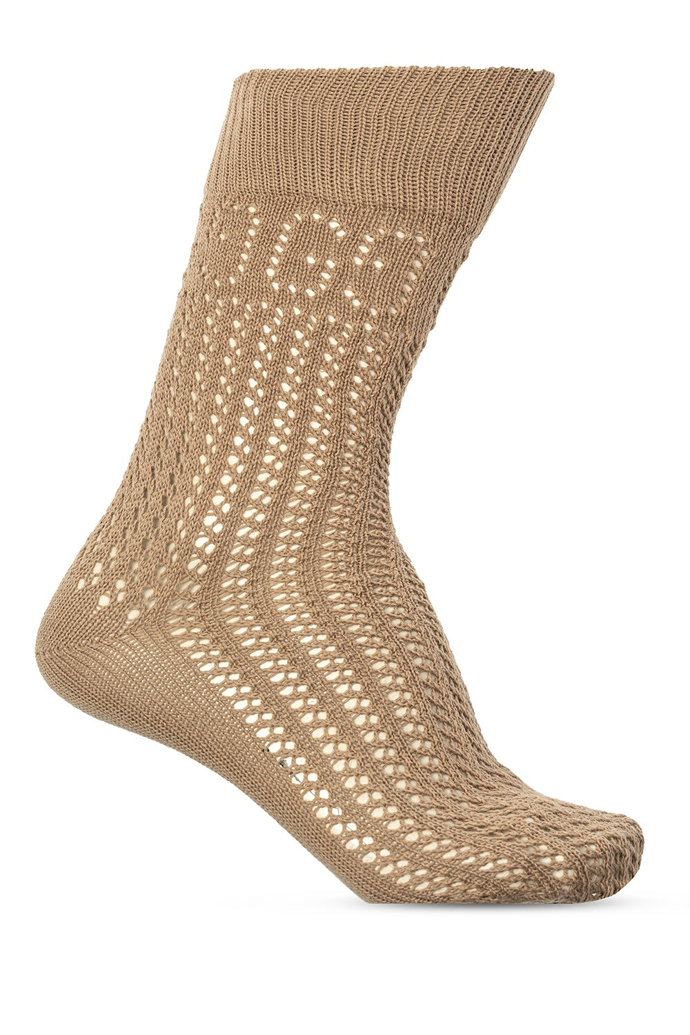 Luxury Gucci Trending 2025 Boutique Knit Socks with GG Logos in Beige