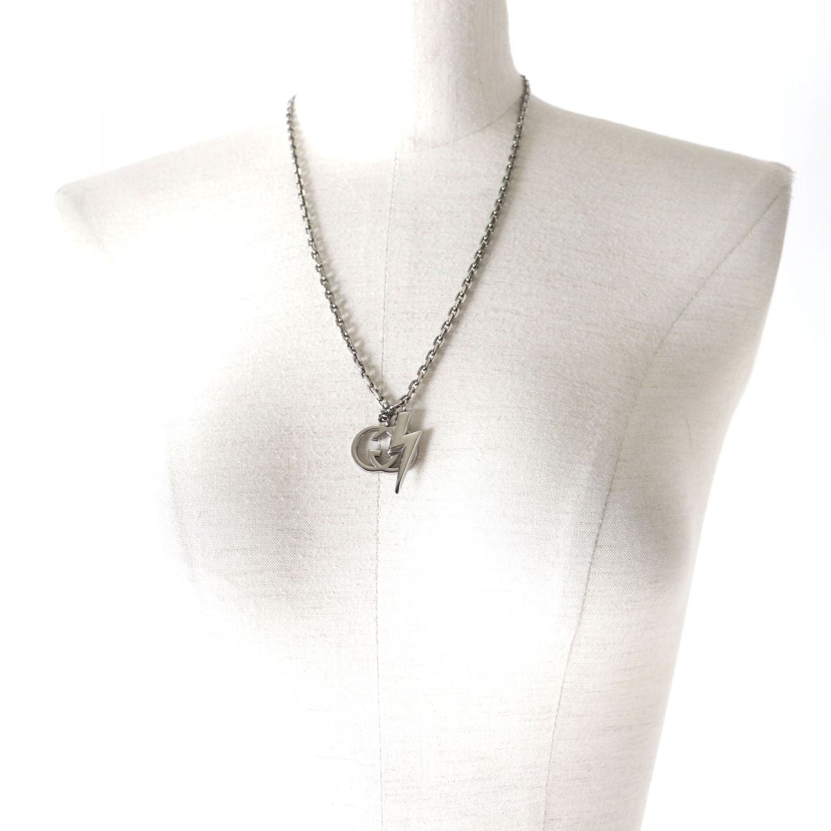 Luxury Gucci Trending 2025 Interlocking Gx Thunder Necklace AG925