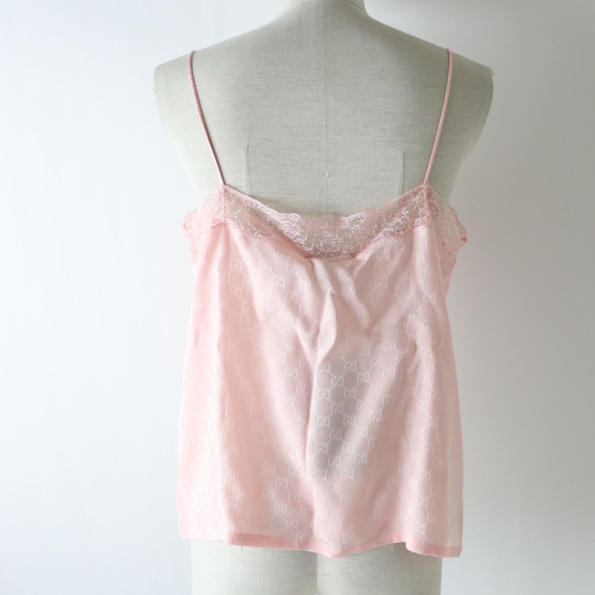 Luxury Gucci Trending 2025 Silk GGPattern Camisole Shorts Set M