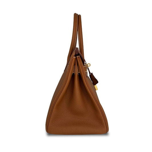 Top Quality brown Luxury Hermes Birkin Togo B30 GHW designer bag