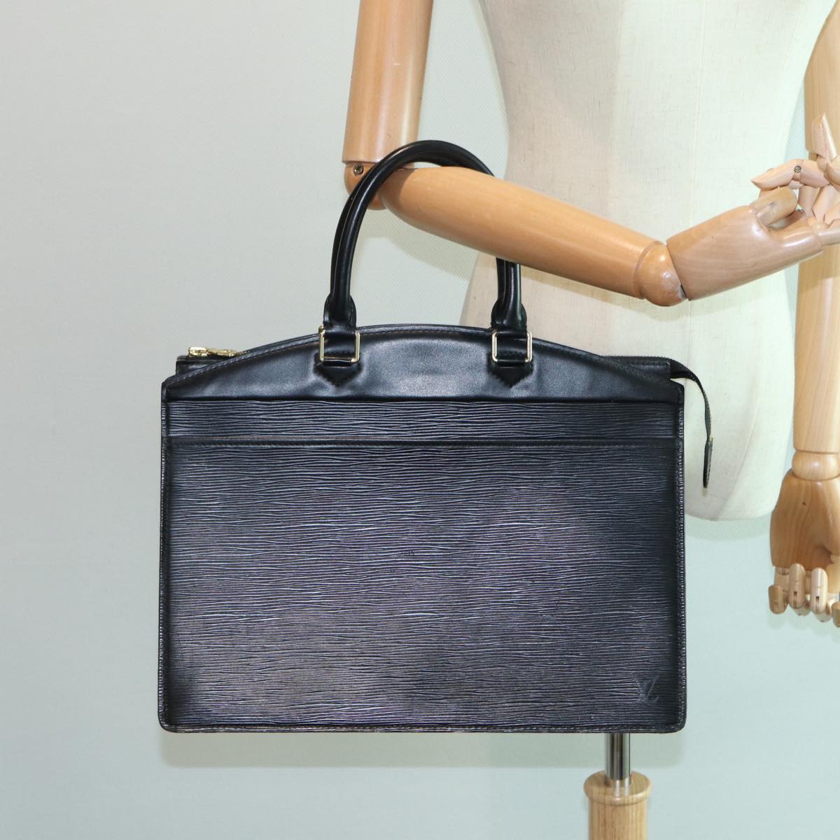 LOUIS VUITTON Epi Riviera Hand Bag Noir Black M48182 LV hk1372