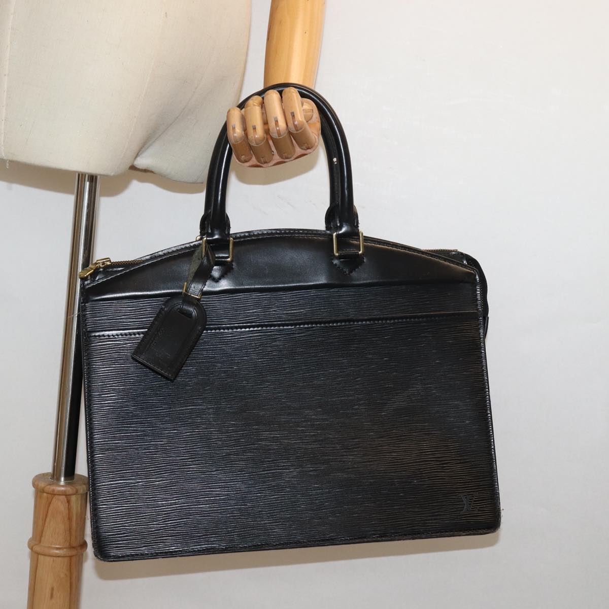 LOUIS VUITTON Epi Riviera Hand Bag Noir Black M48182 LV hk1373