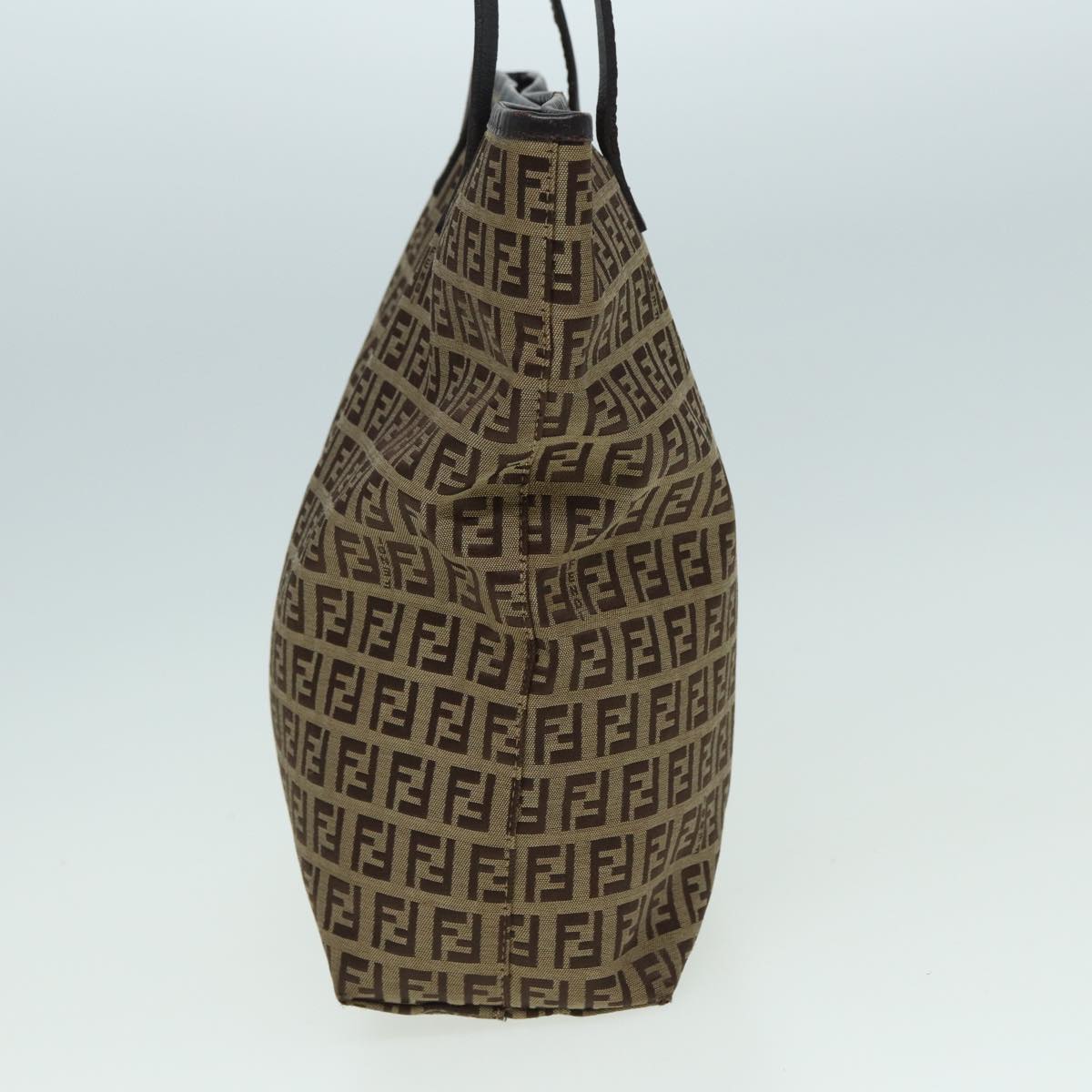 Luxury Fendi Zucchino Canvas Tote Bag Beigehk1424