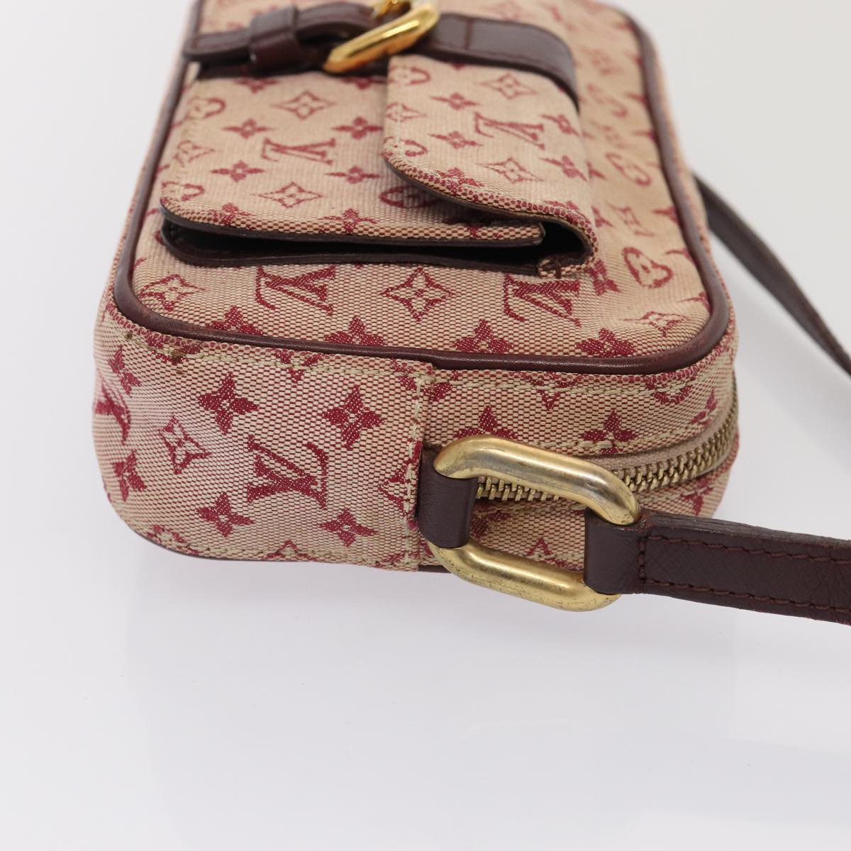 LOUIS VUITTON Monogram Mini Juliet MM Shoulder Bag Red M92219 LV hk1461
