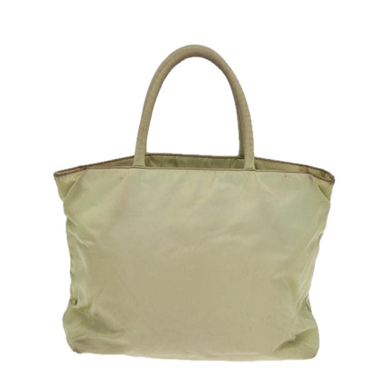 Luxury Prada Tote Bag Nylon Silver Pistachio Green hk1563