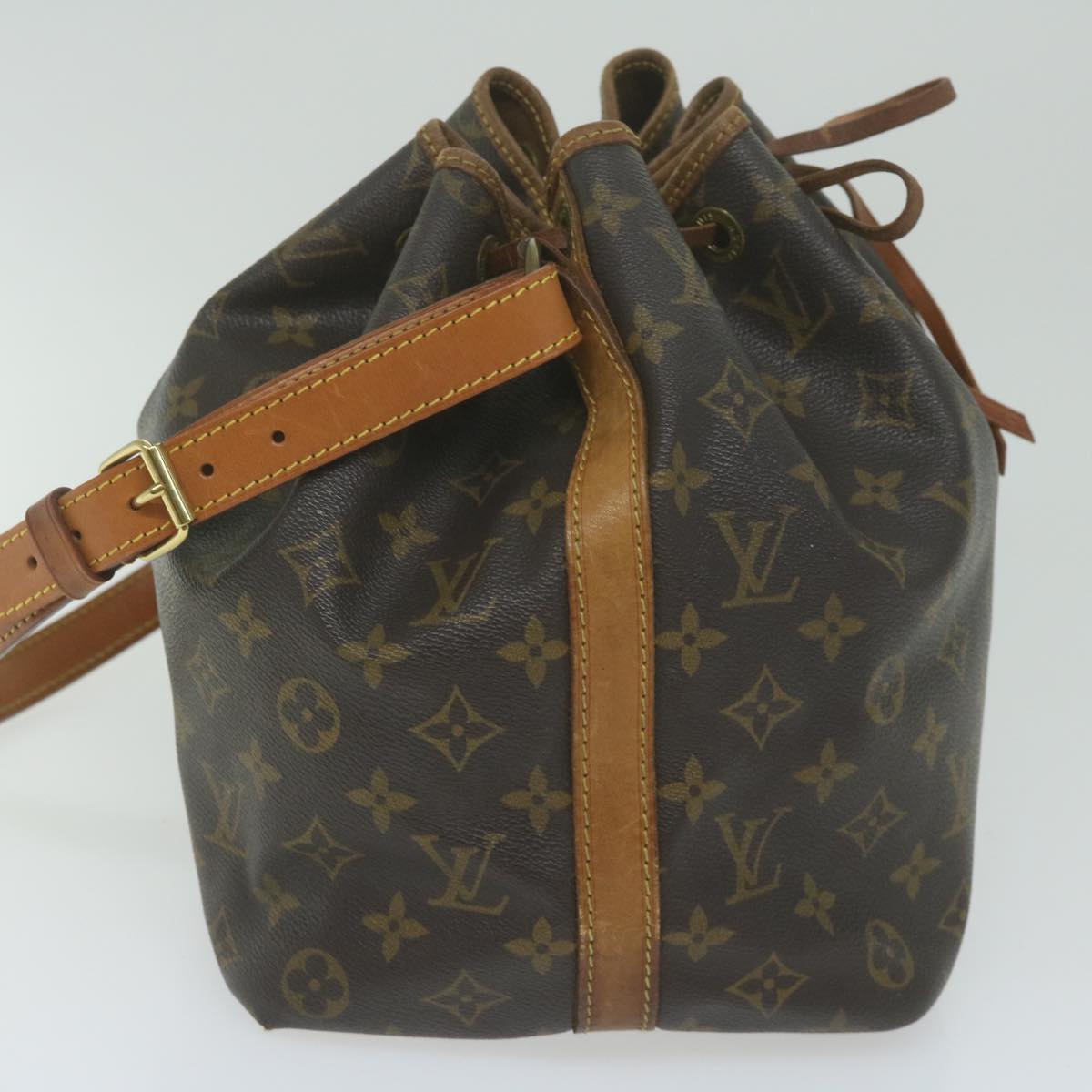 LOUIS VUITTON Monogram Petit Noe Shoulder Bag M42226 LV hk986