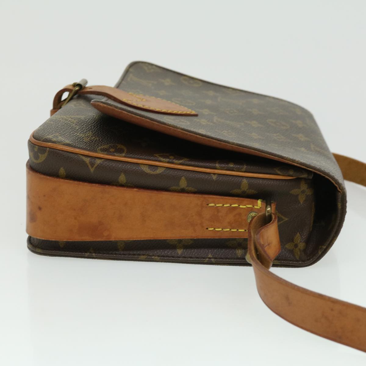 LOUIS VUITTON Monogram Cartouchiere GM Shoulder Bag M51252 LV hs1277