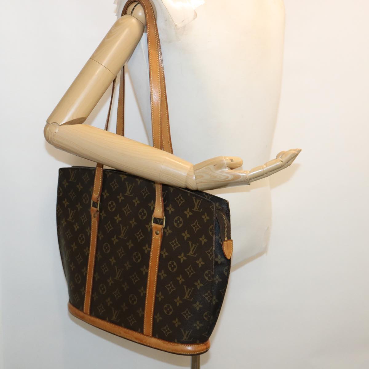 LOUIS VUITTON Monogram Babylone Tote Bag M51102 LV hs1309