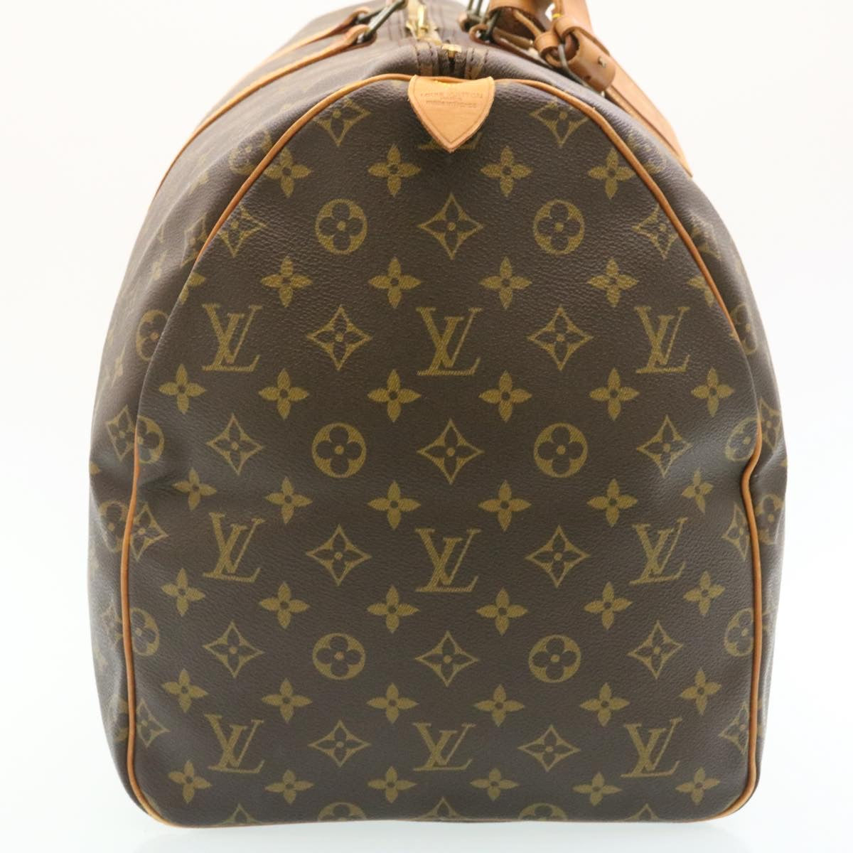 LOUIS VUITTON Monogram Keepall 55 Boston Bag M41424 LV hs335