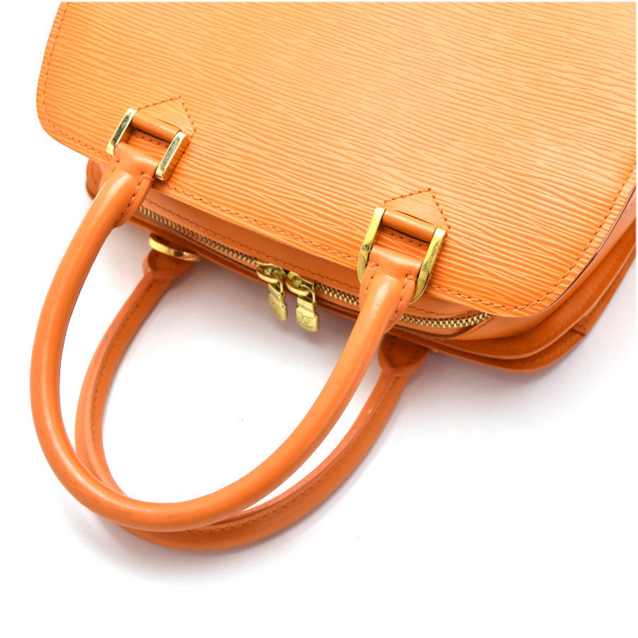 Louis Vuitton Orange Epi Pont Neuf Handbag M5205H