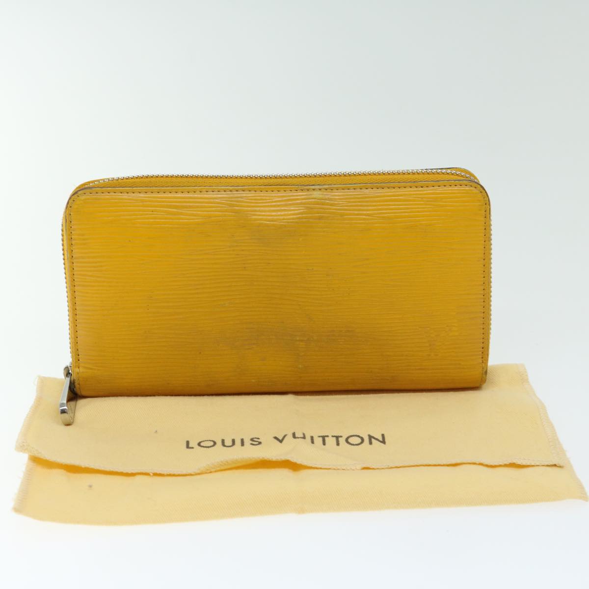 LOUIS VUITTON Epi Zippy Wallet Long Wallet Yellow M60309 LV im454
