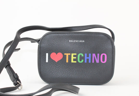 Balenciaga I love Techno camera bag