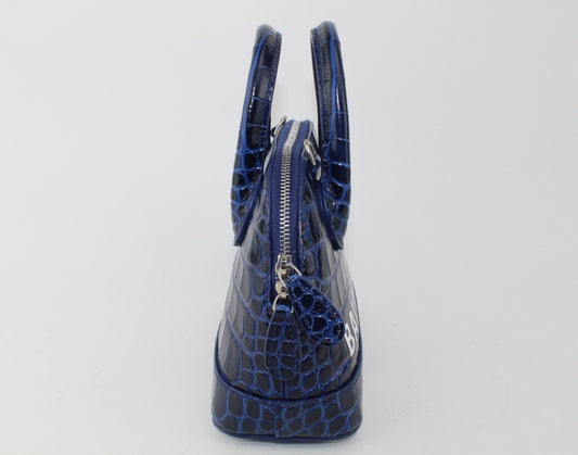 Balenciaga Ville Xxs Top Handle Croc Bag