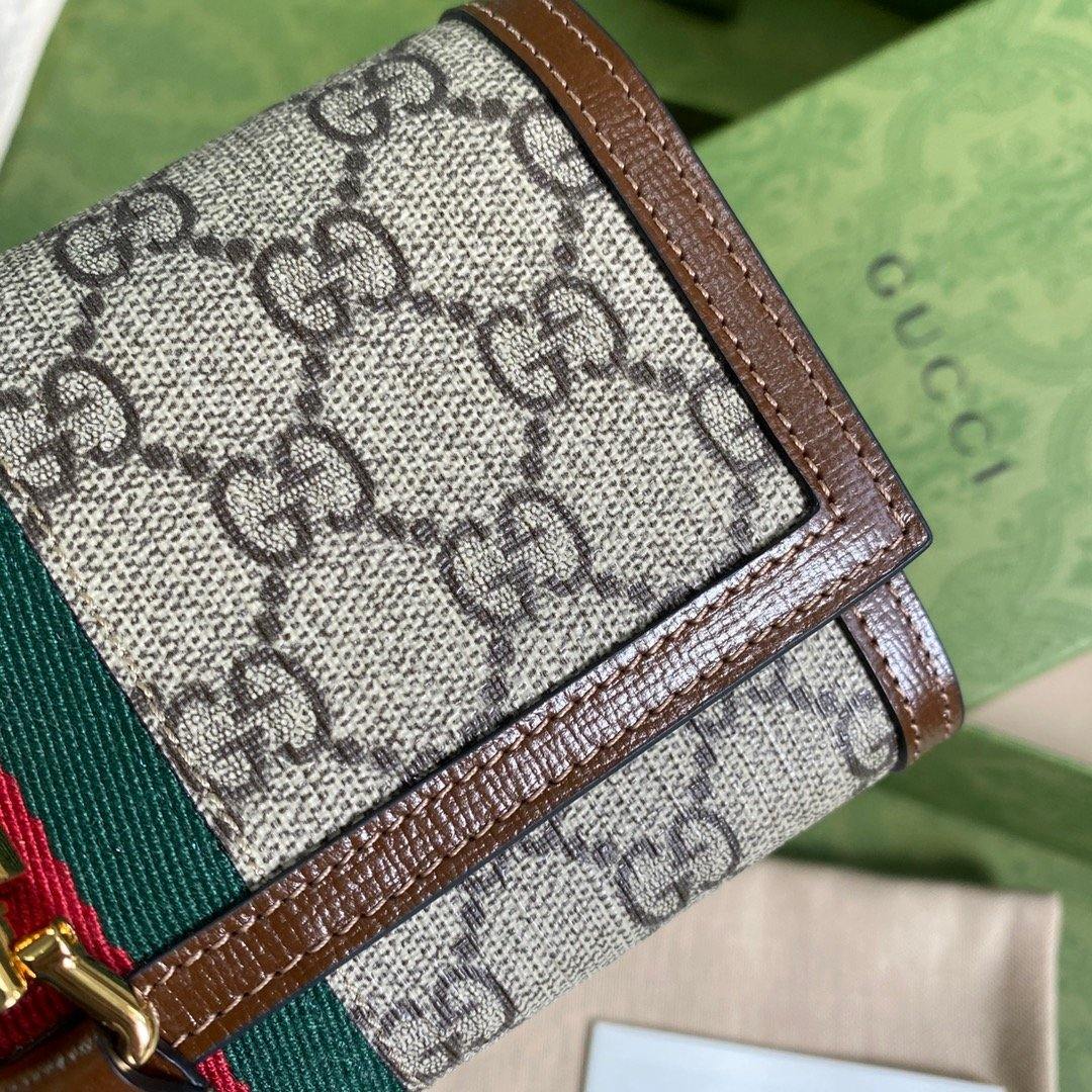 Luxury Gucci Jackie 1961 Chain Wallet