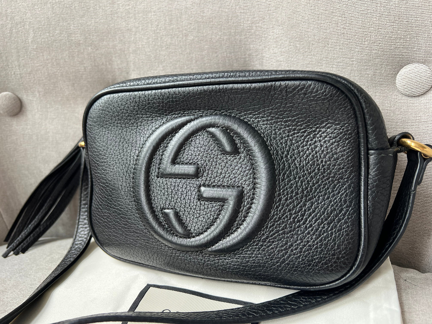 Luxury Gucci Trending 2025 Black Mini Soho Disco
