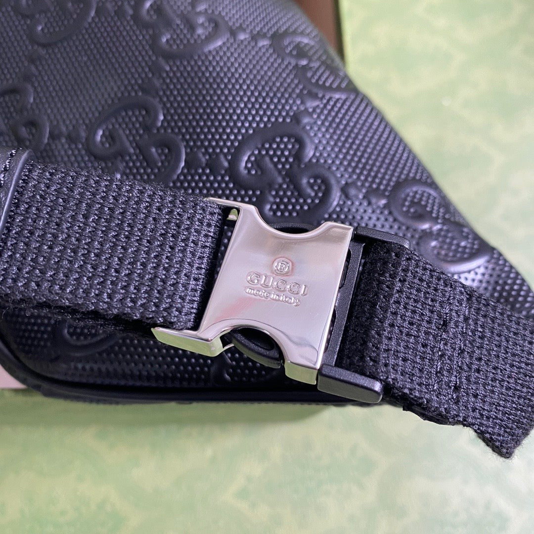Luxury Gucci GG Embossed Belt Bag