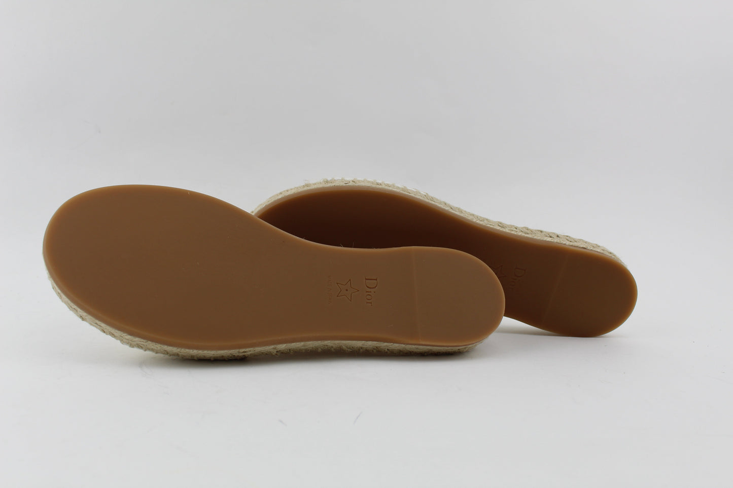 DIOR GRANVILLE OBLIQUE EMBROIDERED COTTON SLIDES