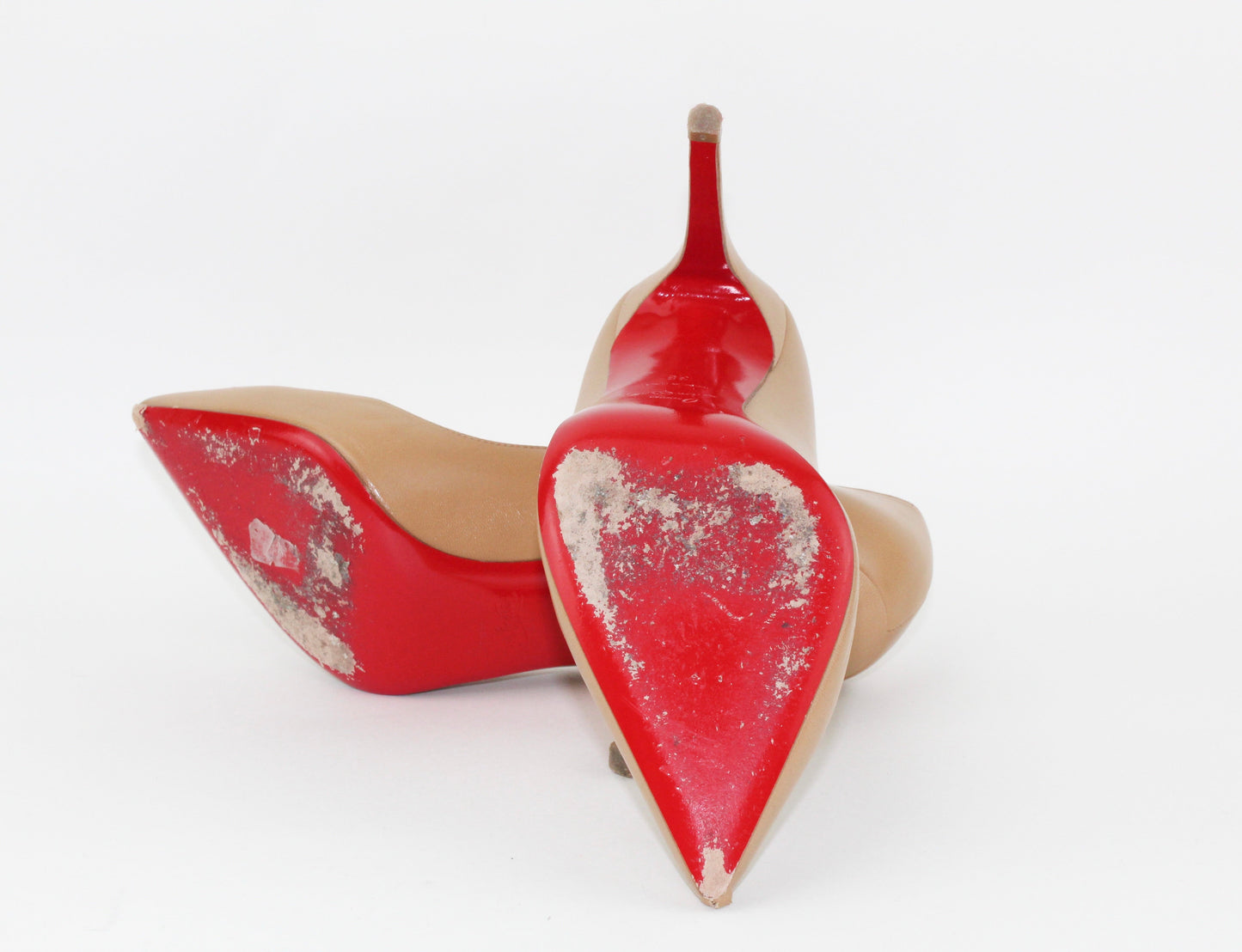 Christian Louboutin Pigalle 100 kid blush