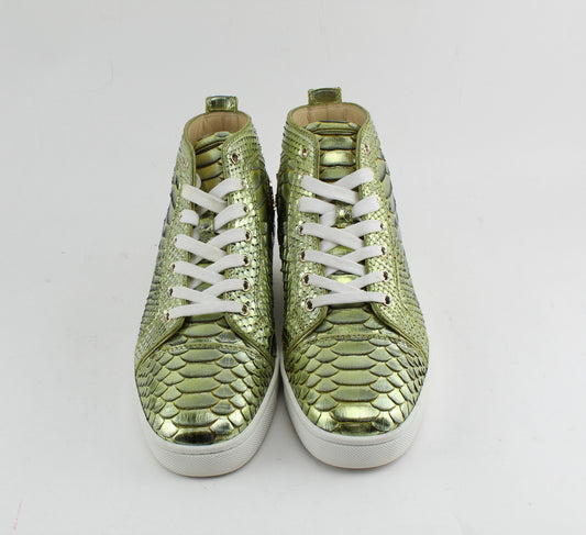 CHRISTIAN LOUBOUTIN PYTHON SNEAKERS SIZE 40