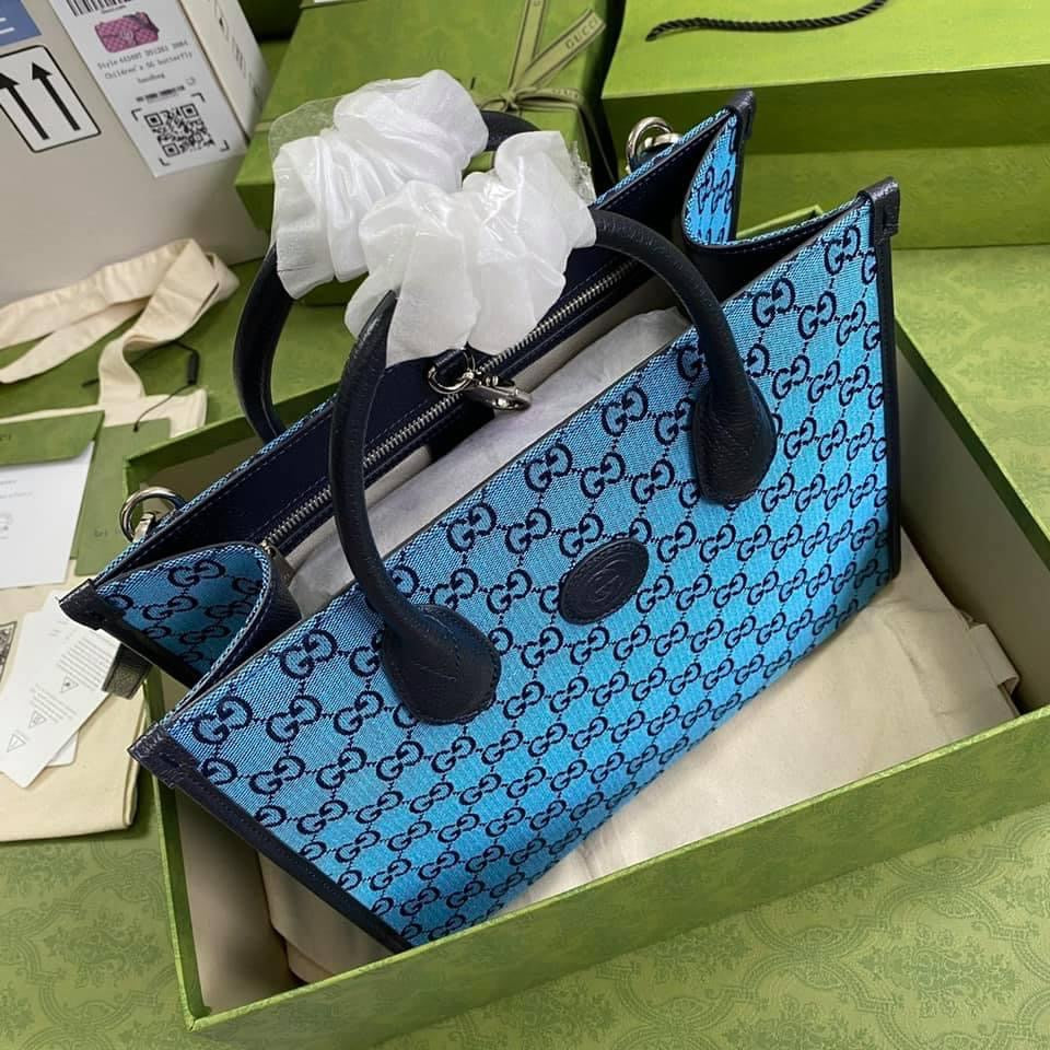 Luxury Gucci GG Multicolor Small Tote Bag