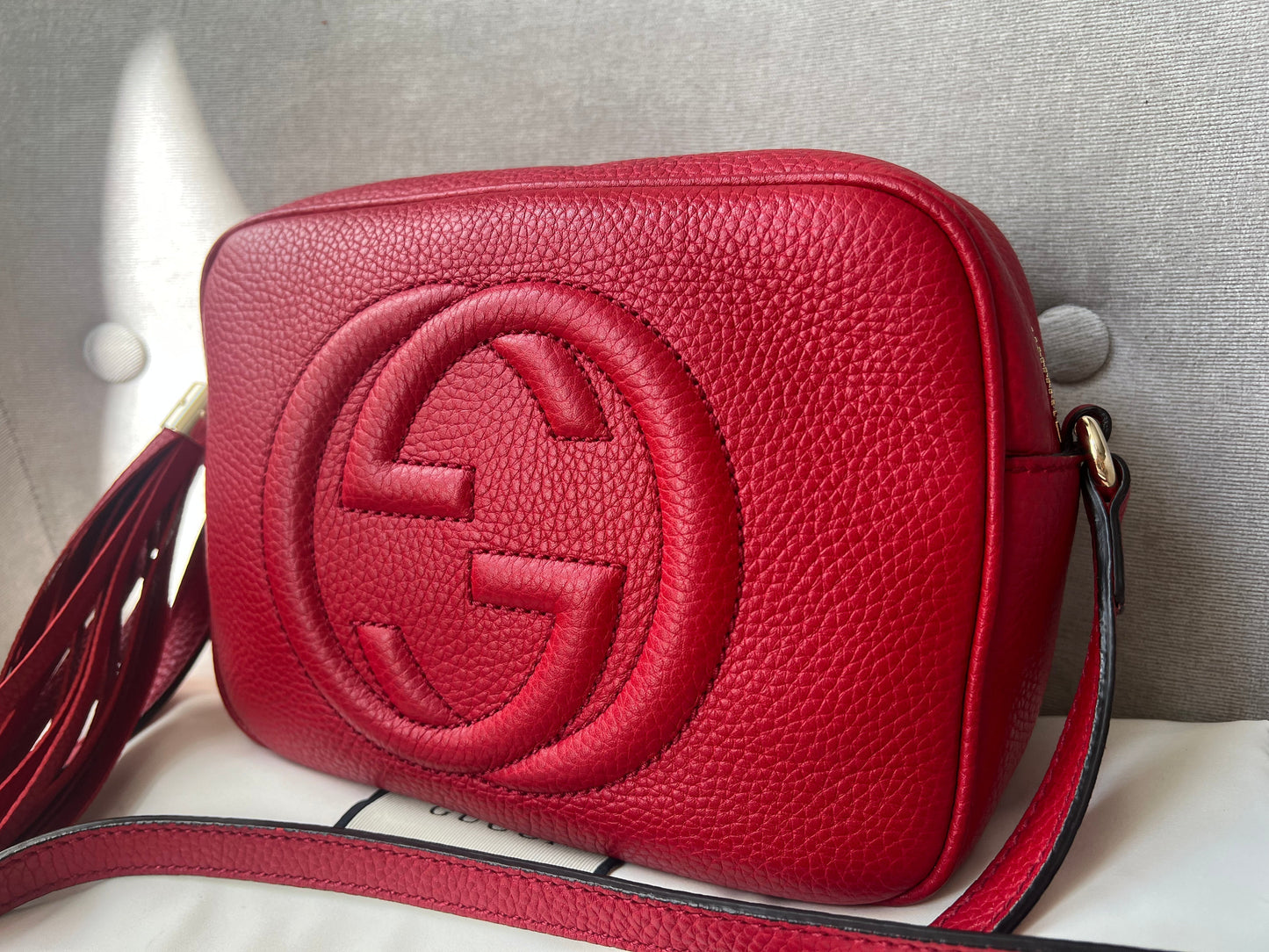 Luxury Gucci Red Soho Disco
