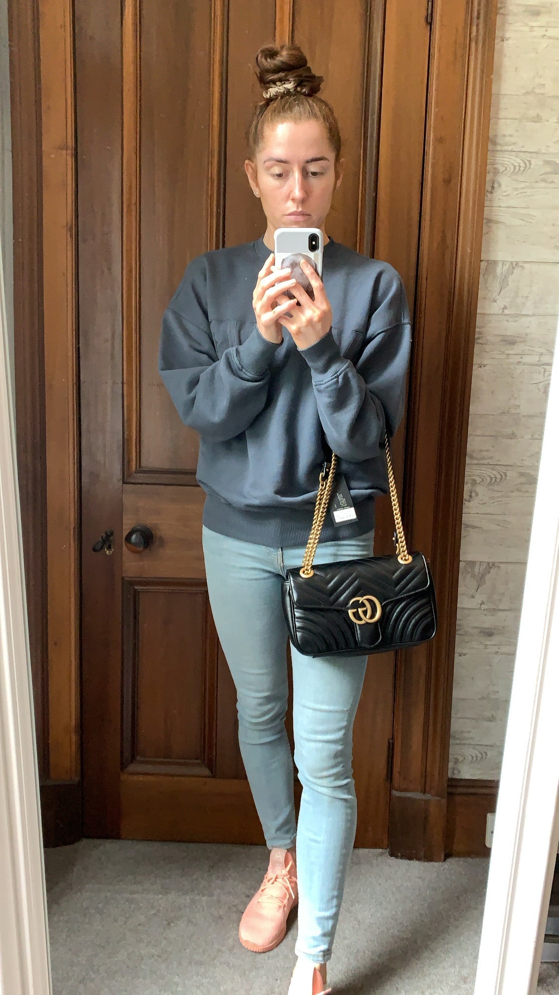 Luxury Gucci GG Black Marmont Small Shoulder Bag ( 1800)