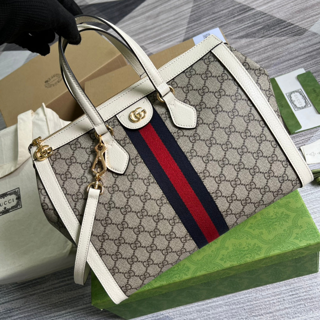 Luxury Gucci Ophidia GG Medium Tote Bag