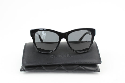Chanel Square Sunglasses with Black Lenses