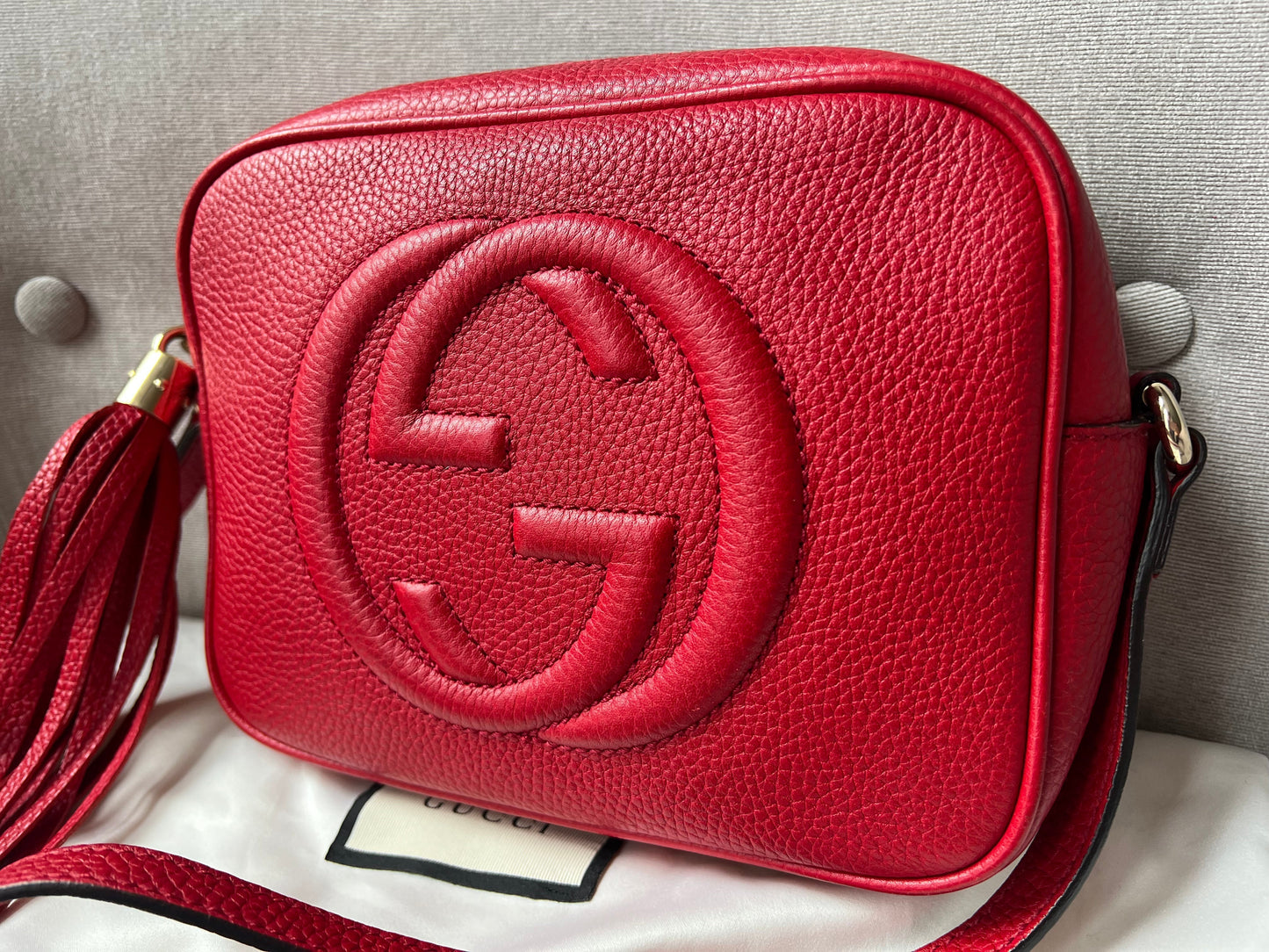 Luxury Gucci Red Soho Disco