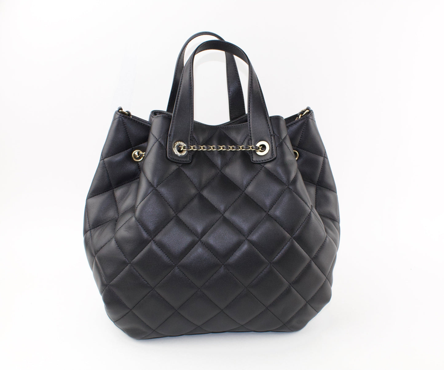 Chanel Lambskin Dweller Drawstring Bag
