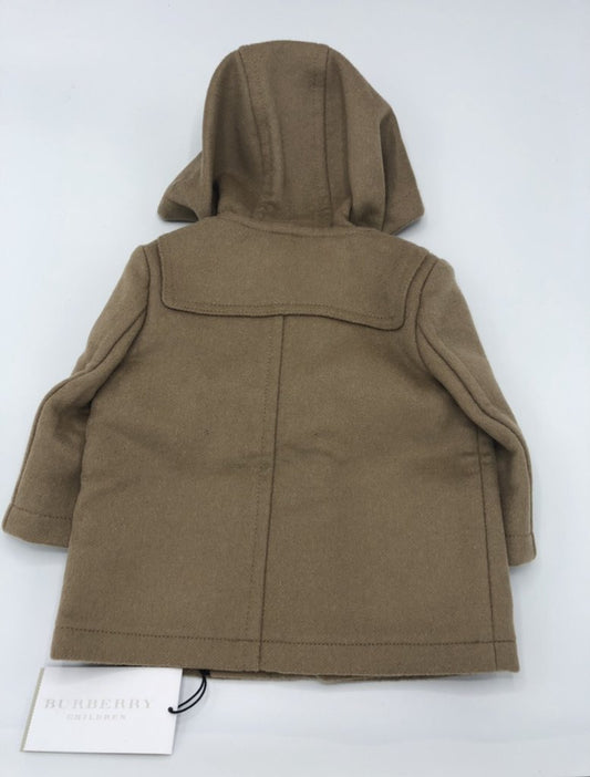 BURBERRY KIDS WOOL DUFFLE COAT