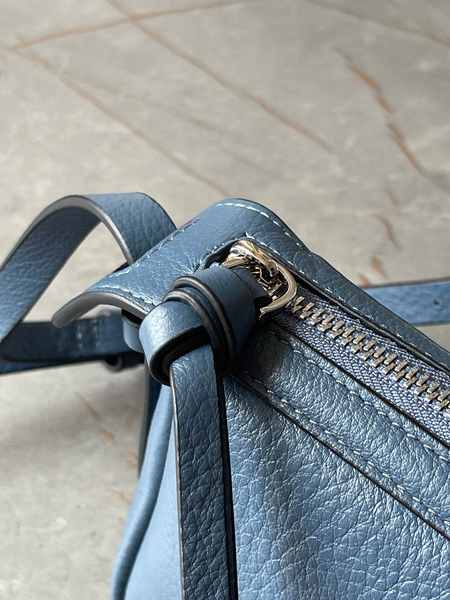 Luxury FendiSIMPLY MINI 22 IN FIORD BLUE GRAINED CALFSKIN