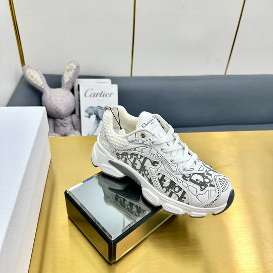 Luxury DiorChrono Sneaker 40mm In White Mesh Fabric 994570