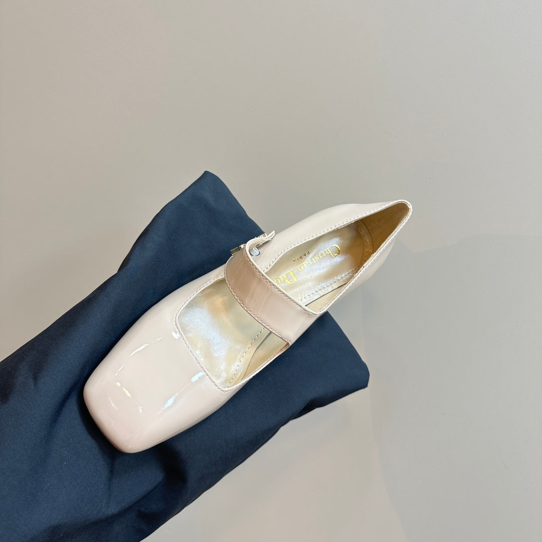 Luxury DiorMiss Luxury DiorPump 40mm Glossy Beige Cowhide