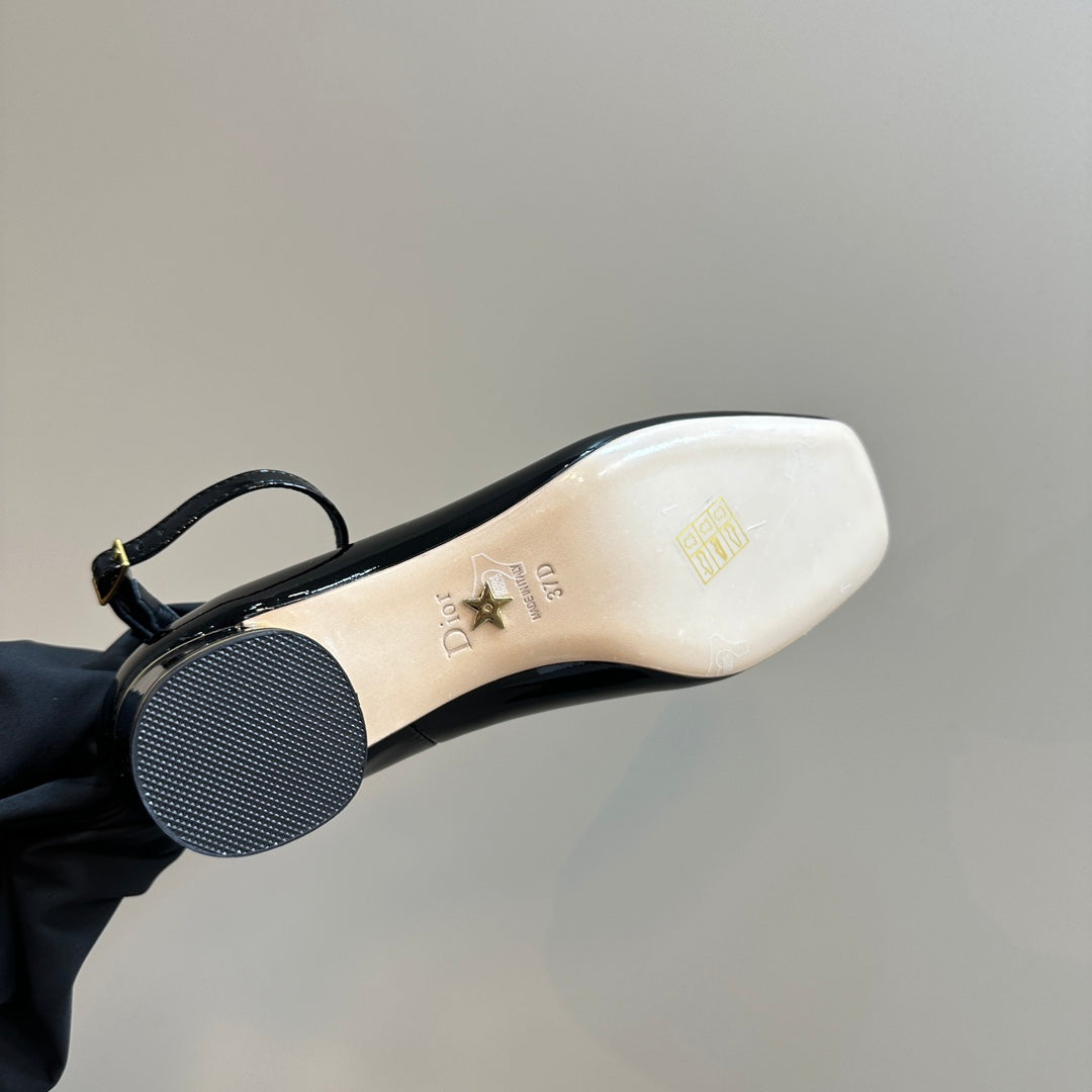 Luxury DiorMiss Luxury DiorPump 40mm Glossy Black Lambskin
