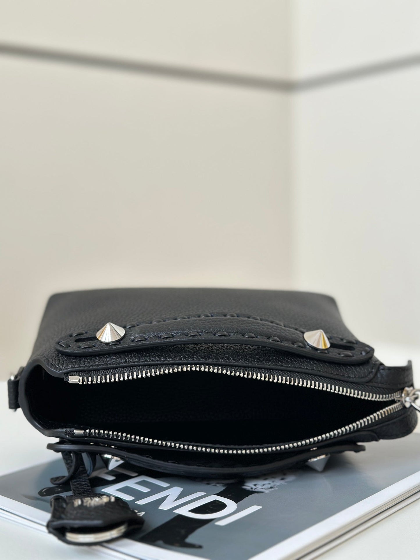 Luxury FendiBY THE WAY SELLERIA SMALL 20 BAG IN BLACK CALFSKIN