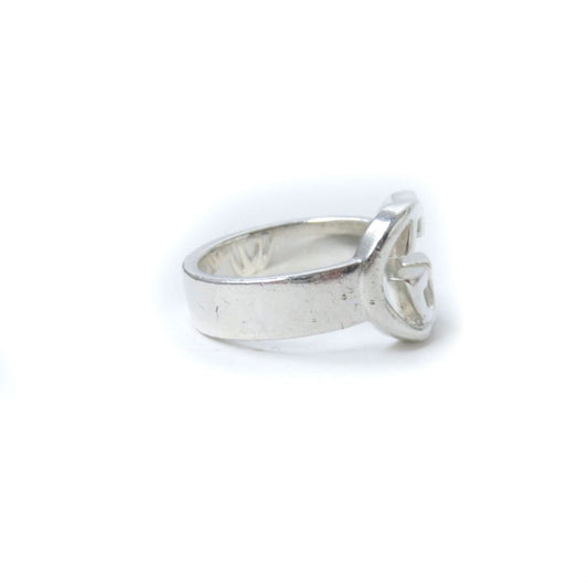 Luxury Gucci Trending 2025 AG925 Interlocking G Silver Ring