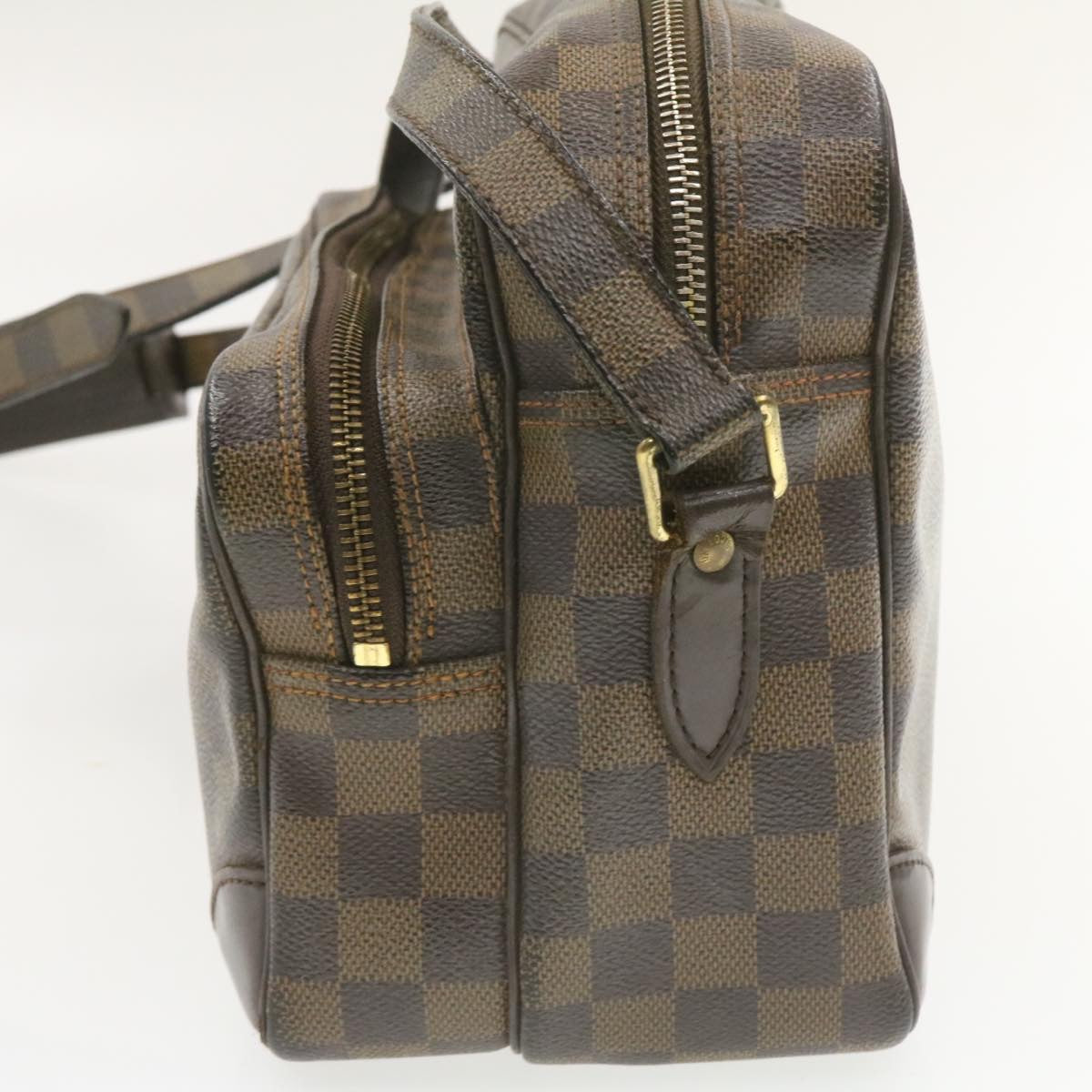 LOUIS VUITTON Damier Ebene Nile Shoulder Bag N48074 LV jk103