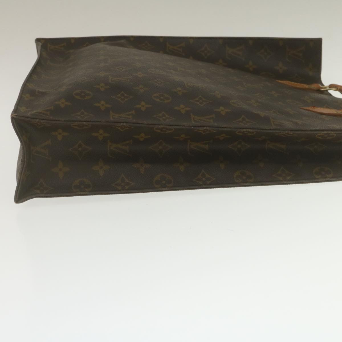 LOUIS VUITTON Monogram Sac Plat Hand Bag M51140 LV jk1108