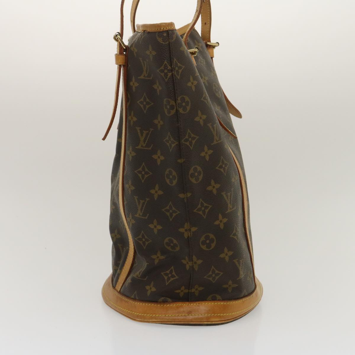 LOUIS VUITTON Monogram Bucket GM Shoulder Bag M42236 LV jk1136