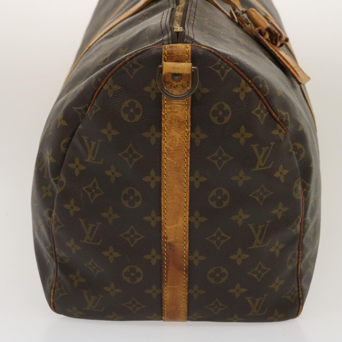 LOUIS VUITTON Monogram Keepall Bandouliere 55 Boston Bag M41414 LV jk1278