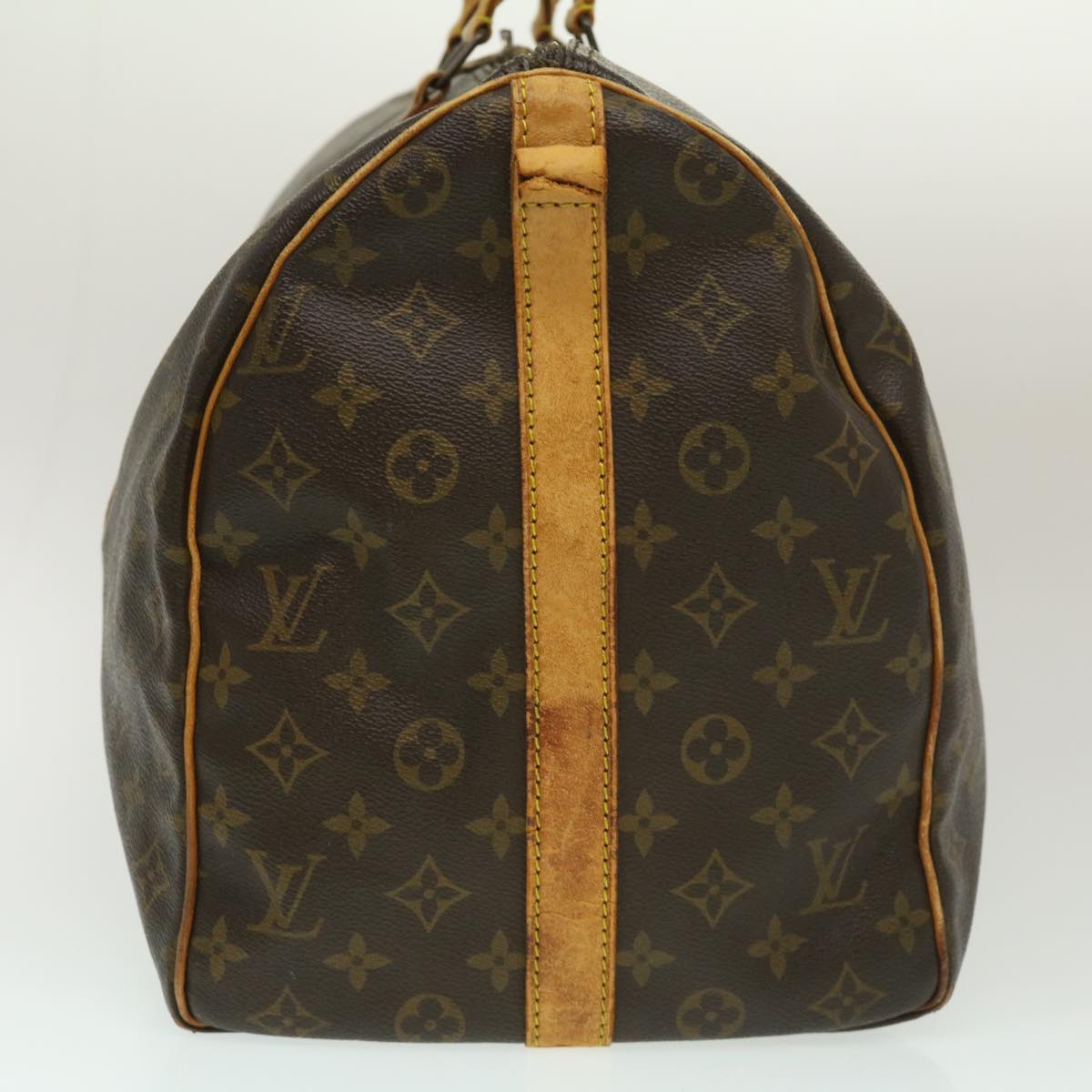 LOUIS VUITTON Monogram Keepall Bandouliere 50 Boston Bag M41416 LV jk1881