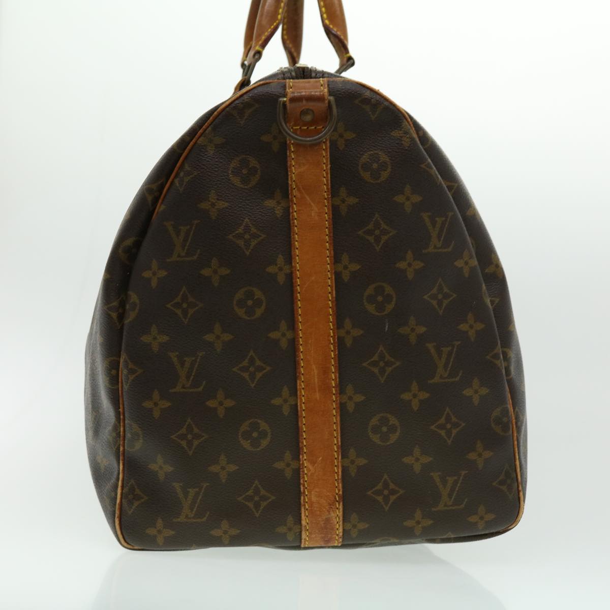 LOUIS VUITTON Monogram Keepall Bandouliere 55 Boston Bag M41414 LV jk2179