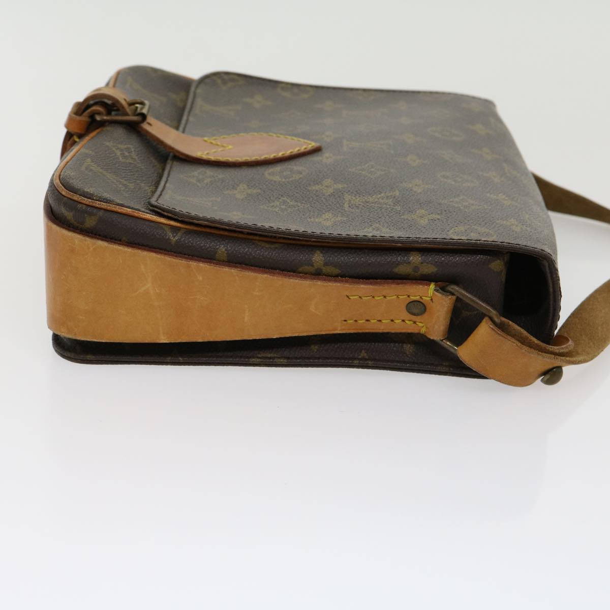 LOUIS VUITTON Monogram Cartouchiere GM Shoulder Bag M51252 LV jk2437