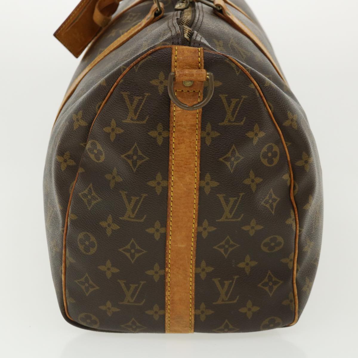 LOUIS VUITTON Monogram Keepall Bandouliere 45 Boston Bag M41418 LV jk2620