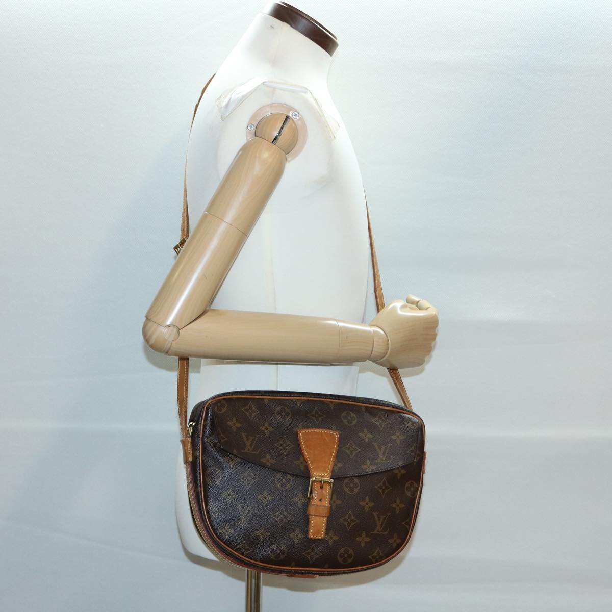 LOUIS VUITTON Monogram Jeune Fille GM Shoulder Bag M51225 LV jk2713