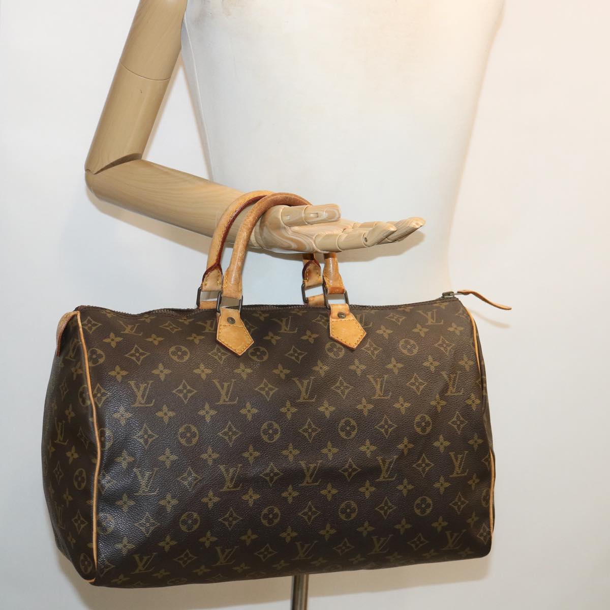 LOUIS VUITTON Monogram Speedy 40 Hand Bag M41522 LV jk2836