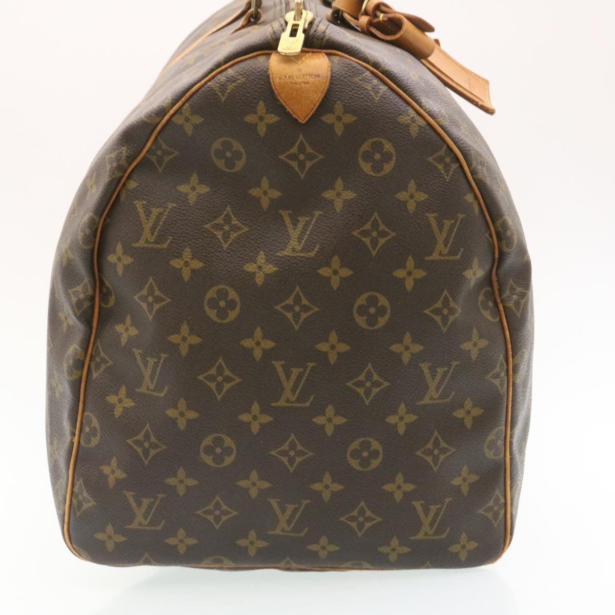 LOUIS VUITTON Monogram Keepall 55 Boston Bag M41424 LV jk845